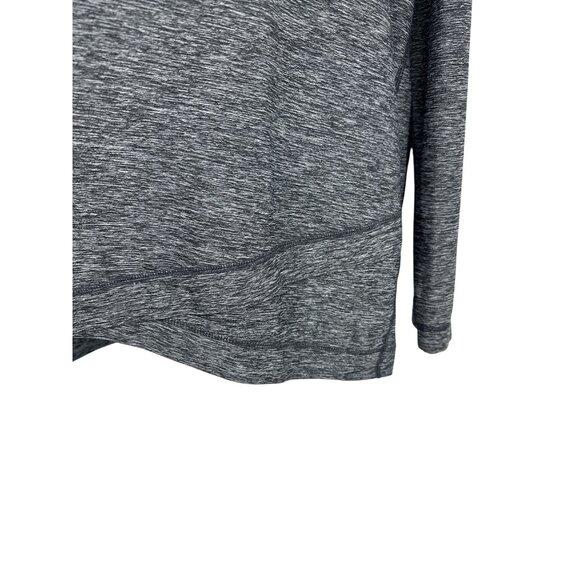 Chicos Weekends Gray Long Sleeve Lightweight Hoodie Top Women's Size 3 US XL - Picture 3 of 9